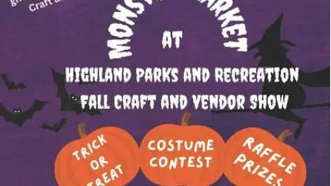 Monster Market at Highland Parks and Recreation