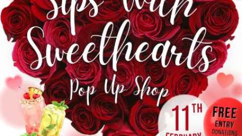 Sips With Sweethearts Pop Up Shop