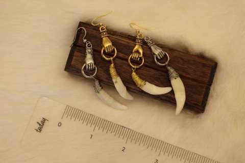 Coyote Fang Earrings