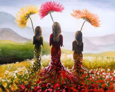 Morning Flower Fairies