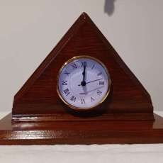 Triangle Desk-Mantle Clock