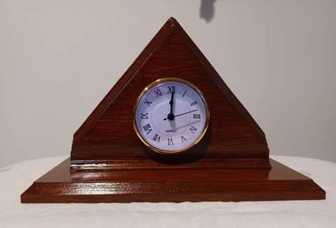Triangle Desk-Mantle Clock