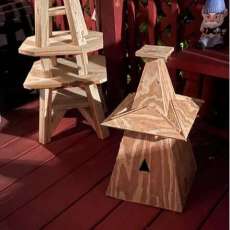 Bird Houses and Corner Stand