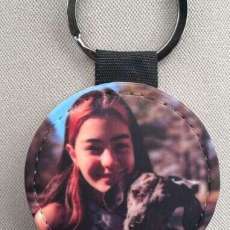 Customize Leather Keychain