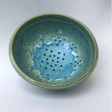 Berry Bowl, Turquoise and Green