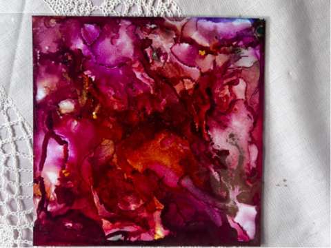 Red Alcohol Ink