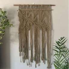 Leaf Macrame Wall Hanging