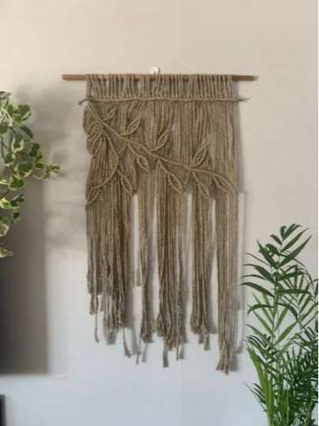 Leaf Macrame Wall Hanging