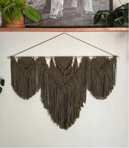 Olive Green Wall Hanging