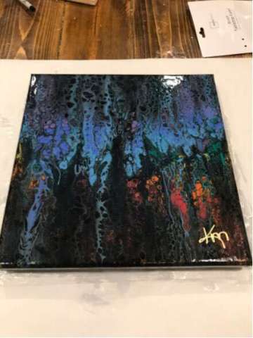 Acrylic Pour Painting