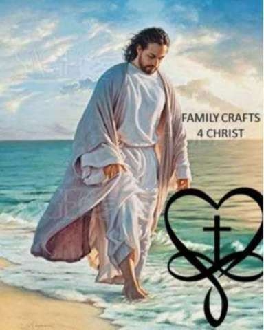Our Logo With a Picture of Jesus on the Beach