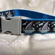 Sharks Black 1 Inch Collar