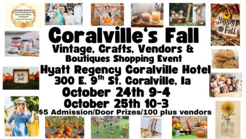 Coralville Fall Craft, Vendors, Boutiques and More