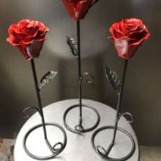 Metal Roses