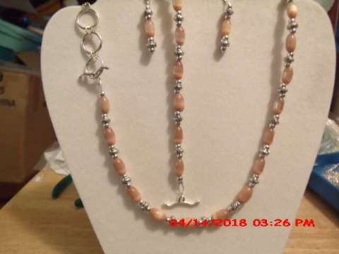 Necklace, Bracelet and Earrings Set