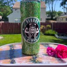 30 Oz Glitter Stainless Steel Tumbler