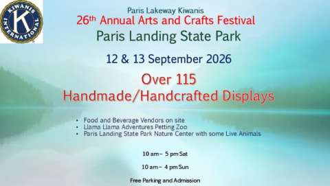 Paris Lakeway Kiwanis Arts & Crafts Festival