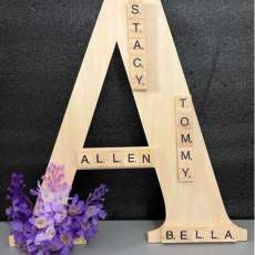 12x8 Letter a