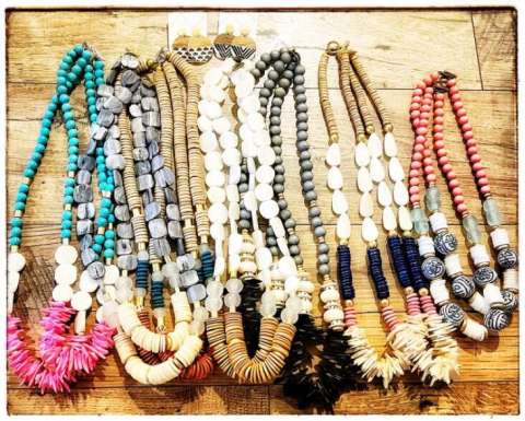 Wood Bead Necklaces