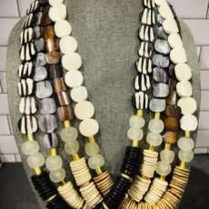 Bone Bead Necklace