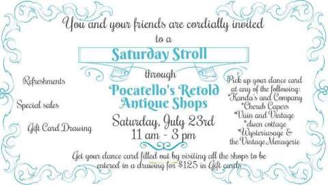 Pocatello's Retold Antique Shops Saturday Stroll