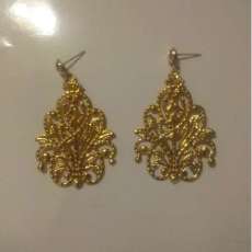 Teardrop Filigree Earrings