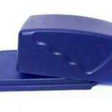 Tupperware Butter Dish 1 Lb. Large Keeper Tokyo Blue Impressions Style