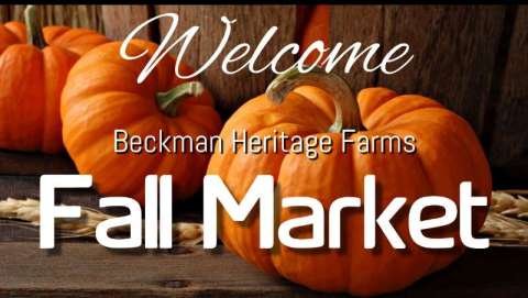 Fall Market at Beckman Heritage Farms