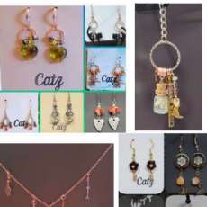 Earrings, Necklaces, Key Ring