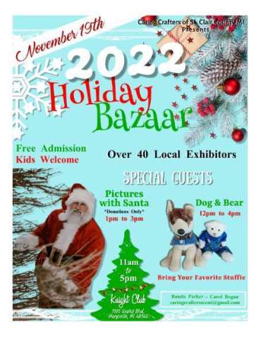2022 Holiday Bazaar in Marysville, Michigan