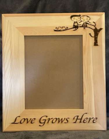 Love Grows Here Picture Frame