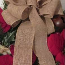 Natural Burlap Bow