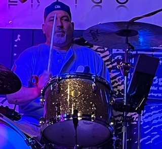 Ted on Drums/Vocals