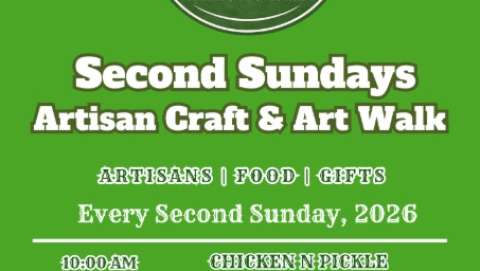 Second Sundays Artisan Craft & Art Walk at Chicken N Pi