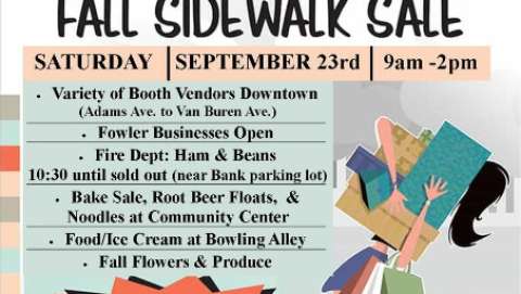 Fowler Fall Sidewalk Sale