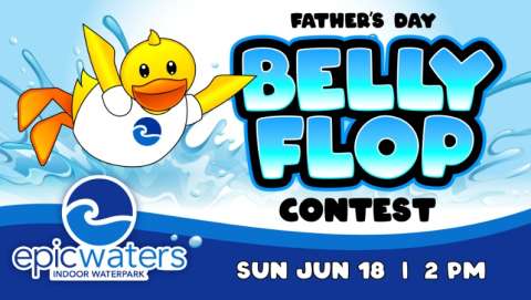 Father's Day Belly Flop Contest
