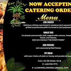 New Island Grill Menu