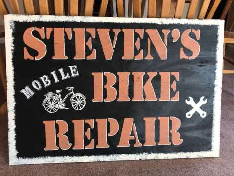 Bike Repair Shop Sign