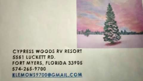 Cypress Woods RV Resort Fall/Christmas Craft Fair