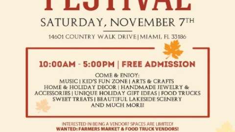 Country Walk's 15th Annual Fall Arts & Crafts Festival