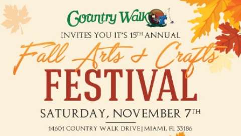 Country Walk's 15th Annual Fall Arts & Crafts Festival