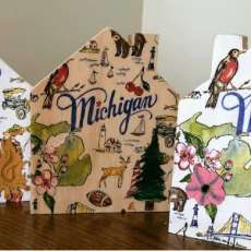 Michigan Home Wood Blocks