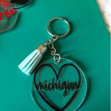 Michigan Key Chain