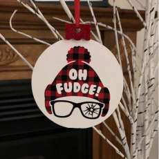 Oh Fudge Ornament