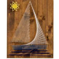 Pirate's Treasure String Art Boat