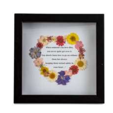 Pirate's Treasure Flower Art Frame Heart