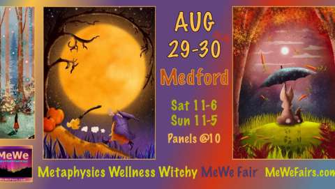 Metaphysics Wellness Witchy Mewe Fair in Medford