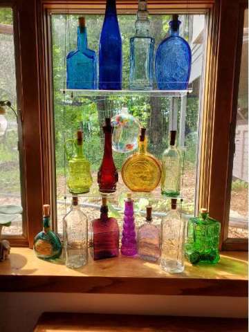 Bottles in Sunlight