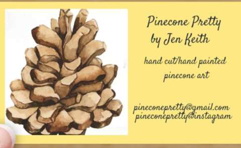 Pinecone Pretty by Jen Keith