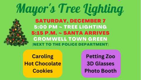 Cromwell Mayor's Tree Lighting